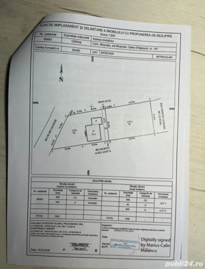 Proprietar   Teren intravilan 600 mp, Moșoaia, Calea Drăgășani - imagine 4