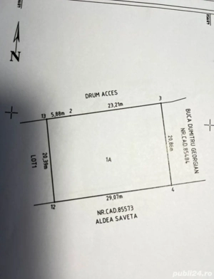 Proprietar   Teren intravilan 600 mp, Moșoaia, Calea Drăgășani - imagine 2