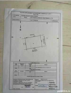 Proprietar   Teren intravilan 600 mp, Moșoaia, Calea Drăgășani - imagine 3
