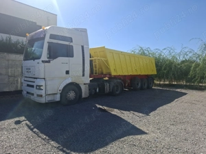 Man TGA 460 automat + Semiremorca Basculabila UMM  