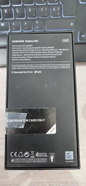 Galaxy S10 Plus Dual Sim, Ceramic Black, 512 GB - imagine 3