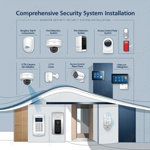 Servicii de instalare și mentenanță a sistemelor de alarmă, supraveghere video cctv, interfon, porți - imagine 2