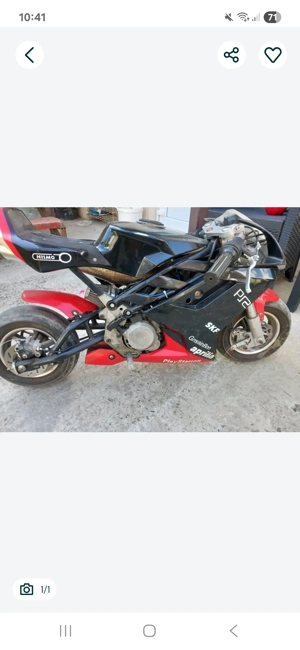 poket bike răcire pe apă 