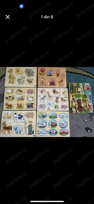 Puzzle copii animale 