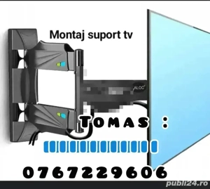 Montaj suport Tv (televizor) de orice tip 
