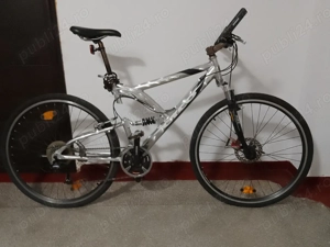 Bicicleta Cyco Aluminiu, Furca si Cadru telescopic, frina disc fata, system Shimano Made in German