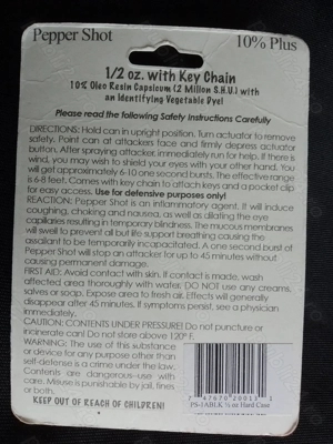 41 bucati Pepper Shot Spray Magnum Spray Piper din America protectie pentru femei si fete Noi-nouțe - imagine 3