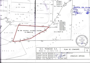 Vând teren in Holbav, zona "In Vârf la Cruce", PUZ primăria Vulcan 2003