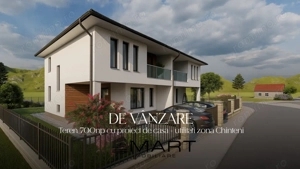 Teren 700 mp, cu autorizatie de constructie + utilitati în Chinteni