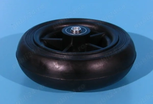 Roata cu cauciuc plin pentru scaun cu rotile 140x40 - imagine 2