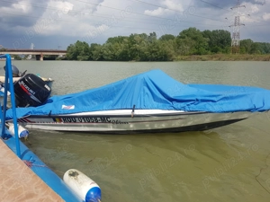 Barca Fletcher 430 cu motor Suzuki 4T si peridoc - imagine 2