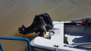 Barca Fletcher 430 cu motor Suzuki 4T si peridoc - imagine 3