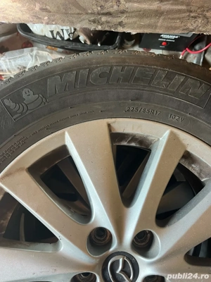 4 jante aliaj + anvelope de vara  - imagine 3