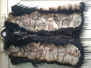 vesta din blana naturala