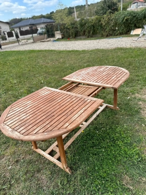 Masa terasa lemn masiv  - imagine 2