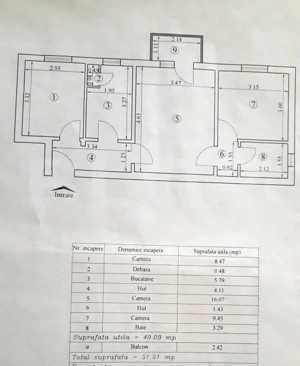 Apartament 3 camere etaj 1 - spate Silk Distrikt