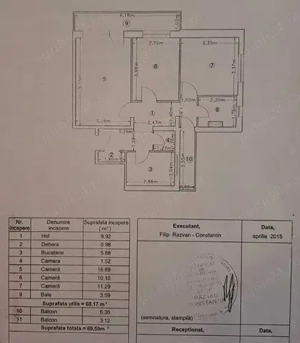 Vanzare 3 camere drumul taberei - 70 mp utili - 1 minut METROU CONSTANTIN BRANCUSI - imagine 7