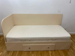 2 buc. x 650 ron buc- PAT 90X200+SALTEA -in stare perfecta!!!