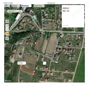 Teren intravilan în localitatea Mineri, județul Tulcea