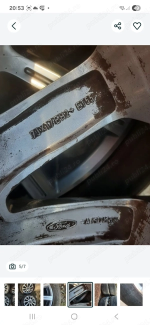 jante aliaj 5x108 r17 ford galaxi 2008 - imagine 5