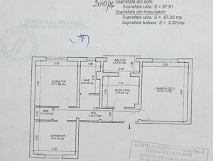 Vând apartament 3 camere - imagine 9
