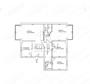 STEAUA - 4 CAM - DECOMANDAT - 2BAI - 2BALCOANE - RENOVAT UTILAT - CENTRALA- - imagine 10