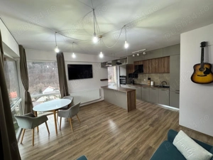 Apartament Sinaia 2 camere  modern cu vedere spre munte, parcare subterana