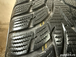 Set roți iarnă jante oțel cu anvelope Nokian 165/65/R14 79T + capace originale Toyota Aygo - imagine 3