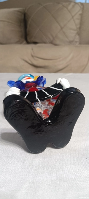 Claun din sticla de murano 