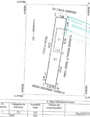 Teren cu casă demolabilă sau renovabila în Valu lui Traian, pe Calea Dobrogei