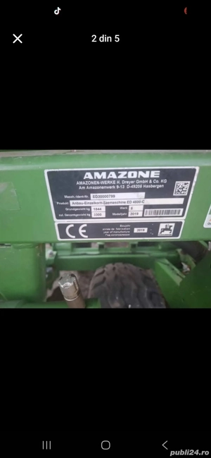 semanatoare porumb. 6 randuri - imagine 2