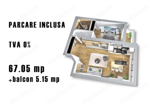 2 CAMERE | PIPERA | IVORY RESIDENCE | ROND OMV | + PARCARE | TVA ZERO