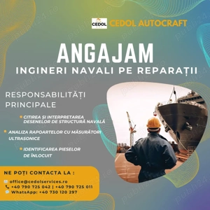 Angajam Inginer Constructii Navale