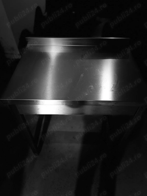 Masa de lucru inox simpla 140*60*85 - imagine 2