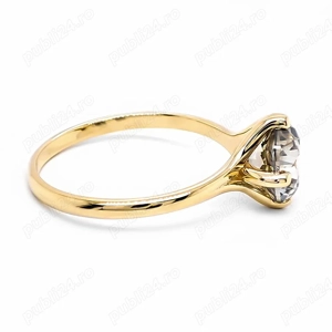 Inel de logodna din aur galben cu diamante de 2.10ct