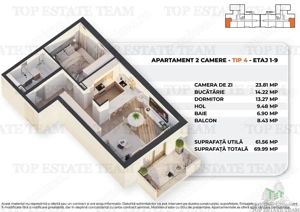 Super oferta: Bucuresti - Antiaeriana_Sos.Alexandriei  Bloc nou  Vanzare apartament 2 camere   70mp  - imagine 3