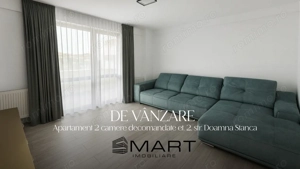 Apartament bloc nou,2 camere, etaj 6 cu lift,  loc de parcare zona Doamna Stanca