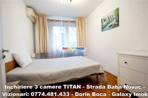 Inchiriere apartament 3 Camere TITAN (Str. Baba Novac) 10 min METROU