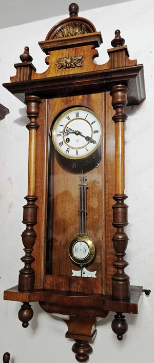 Ceas de perete cu pendula Junghans  anii 1890 - 1900