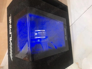 Alpine Subwoofer auto cu bas Alpine 1244Bp 800w