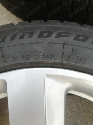 Jante audi cu anvelope m+s dot 2023 225/50/17 nu sunt zgâriate sudate sau fisurate  - imagine 7