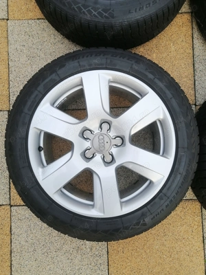 Jante audi cu anvelope m+s dot 2023 225/50/17 nu sunt zgâriate sudate sau fisurate  - imagine 4