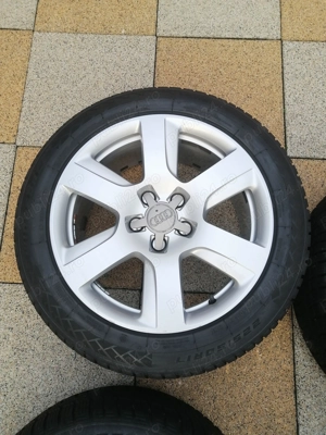 Jante audi cu anvelope m+s dot 2023 225/50/17 nu sunt zgâriate sudate sau fisurate  - imagine 3