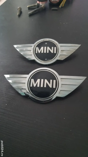 Set Embleme originale sigle Capota+haion MINI COOPER 2006-2014  - imagine 2