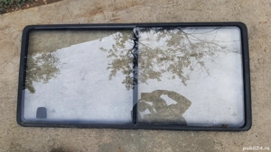 geam culisant  vw transporter T4 1995-2003 Caravelle, Multivan mijloc stanga + dreapta - imagine 2