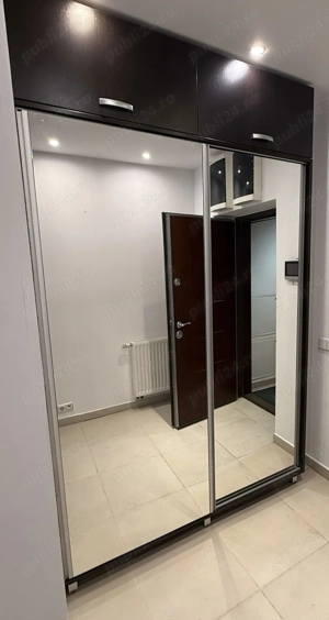Dressing cu 2 usi glisante si Oglinda; Dulap de hol cu bara umerase