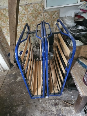 Vand 2 paturi pliabile fara saltele - imagine 2