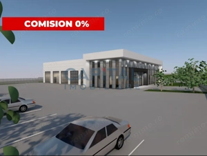 Fara comicion! Teren 10000 mp, front 60 m la DN, A/C HALA service auto, Iclod CJ