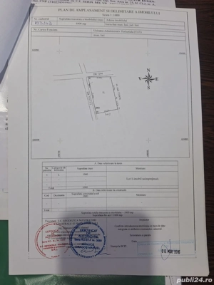 PF 1000m2 Trecatoarea Vișani