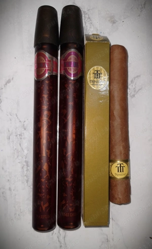 2 sticlute parfum TRABUC - CUBA + bonus un trabuc de foi